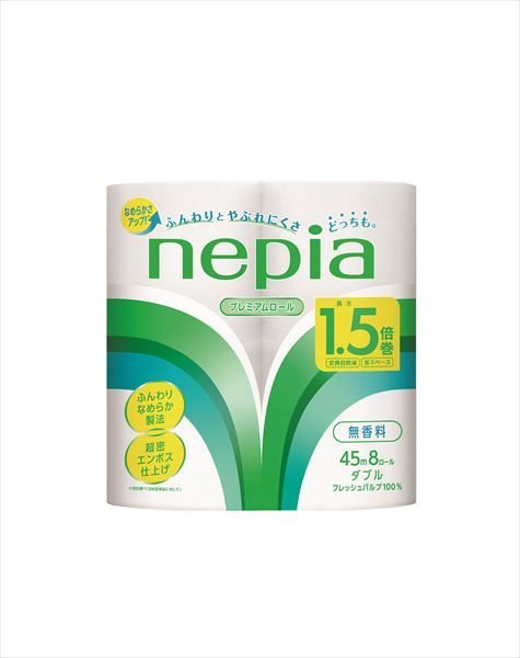 ネピアトイレットロール１．５倍巻ダブル