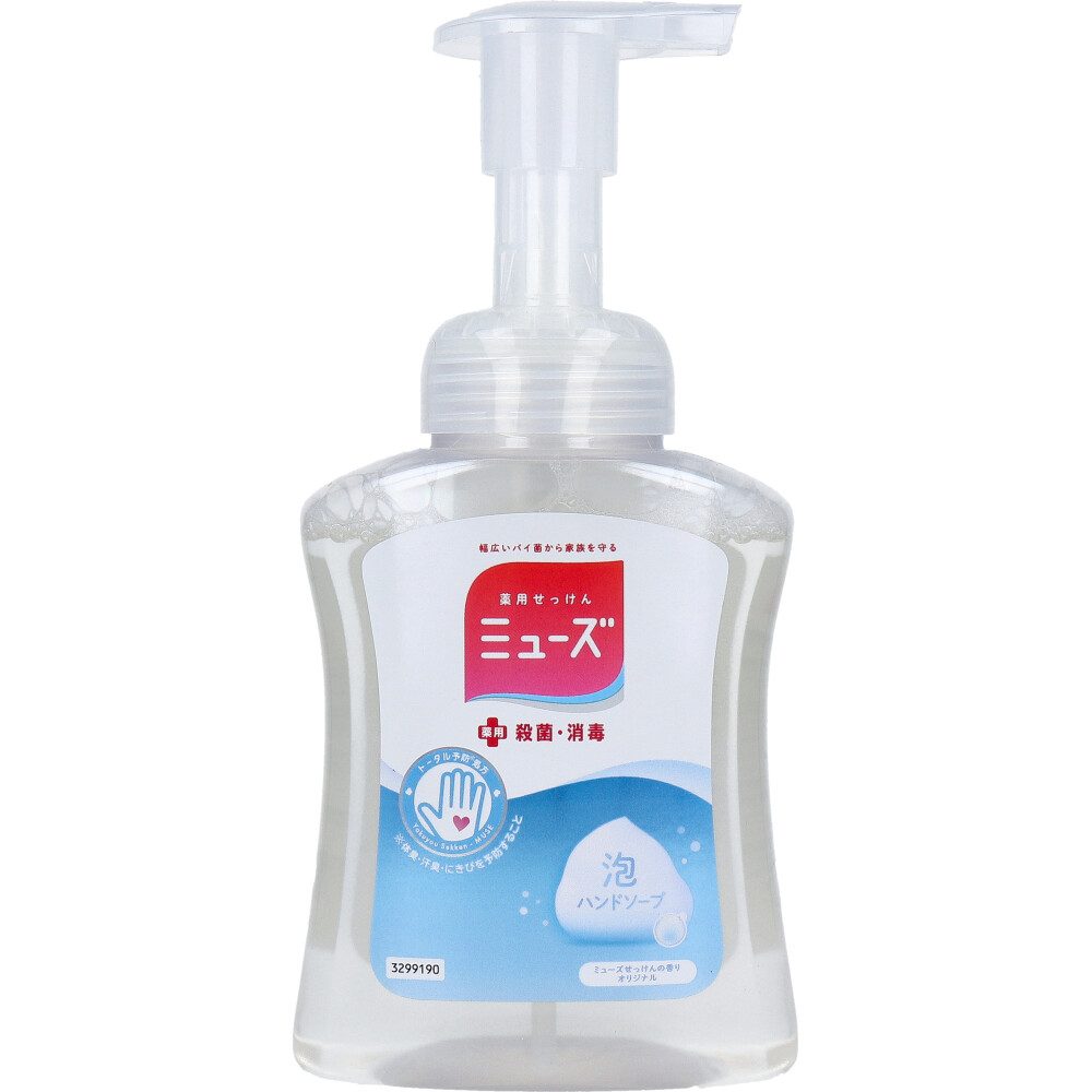 薬用せっけん ミューズ 泡ハンドソープ オリジナル ミューズせっけんの香り 本体ボトル 250mL