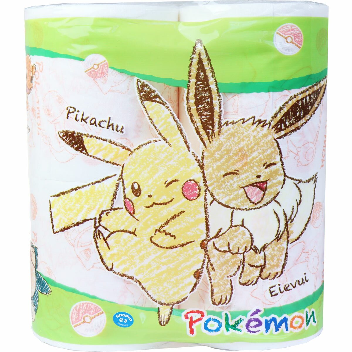 ポケモン　4ロール30m 【 ハヤシ商事 】 【 トイレットペーパー 】