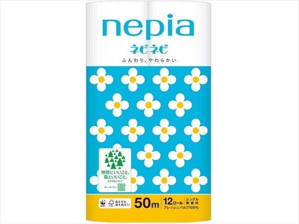 ネピアネピネピトイレットロール１２ロールシングル５０ｍ【 トイレットペーパー 】