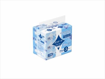 エリエールPlus+キレイペーパータオルコンパクトタイプ200W3P 【キッチンタオル】