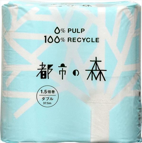 都市の森８ロールダブル 【 西日本衛材 】 【 トイレットペーパー 】