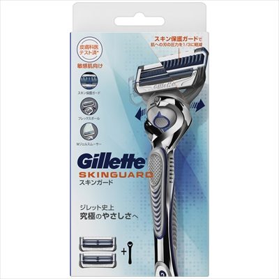 ジレット　スキンガード　フレックスボール　マニュアル　ホルダー＋替刃２個付き