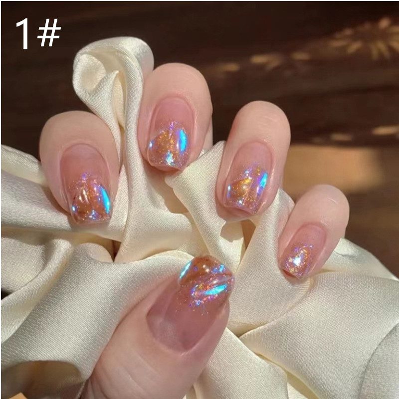 新作 ネイルプレート 美爪チップ ネイルチップ 両面粘着テープ付き ２４枚入り DIYネイル用品