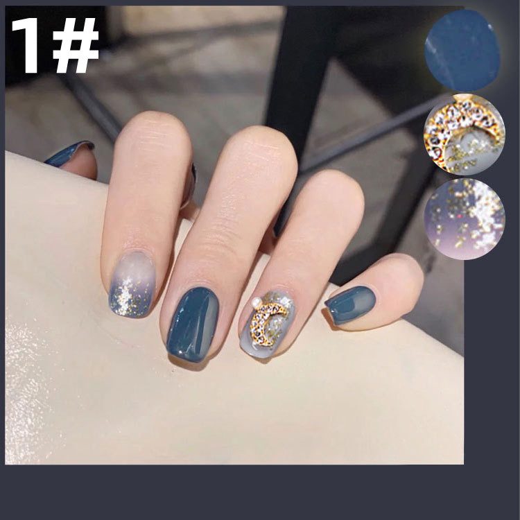美爪チップ 24枚入り ネイルプレート ネイルチップ DIYネイル用品 貼るだけ