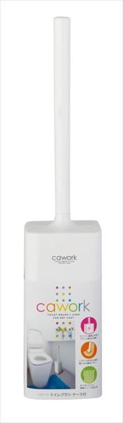 カワークトイレブラシ・ケース付　ホワイト 【 小久保工業所 】 【 掃除用品 】