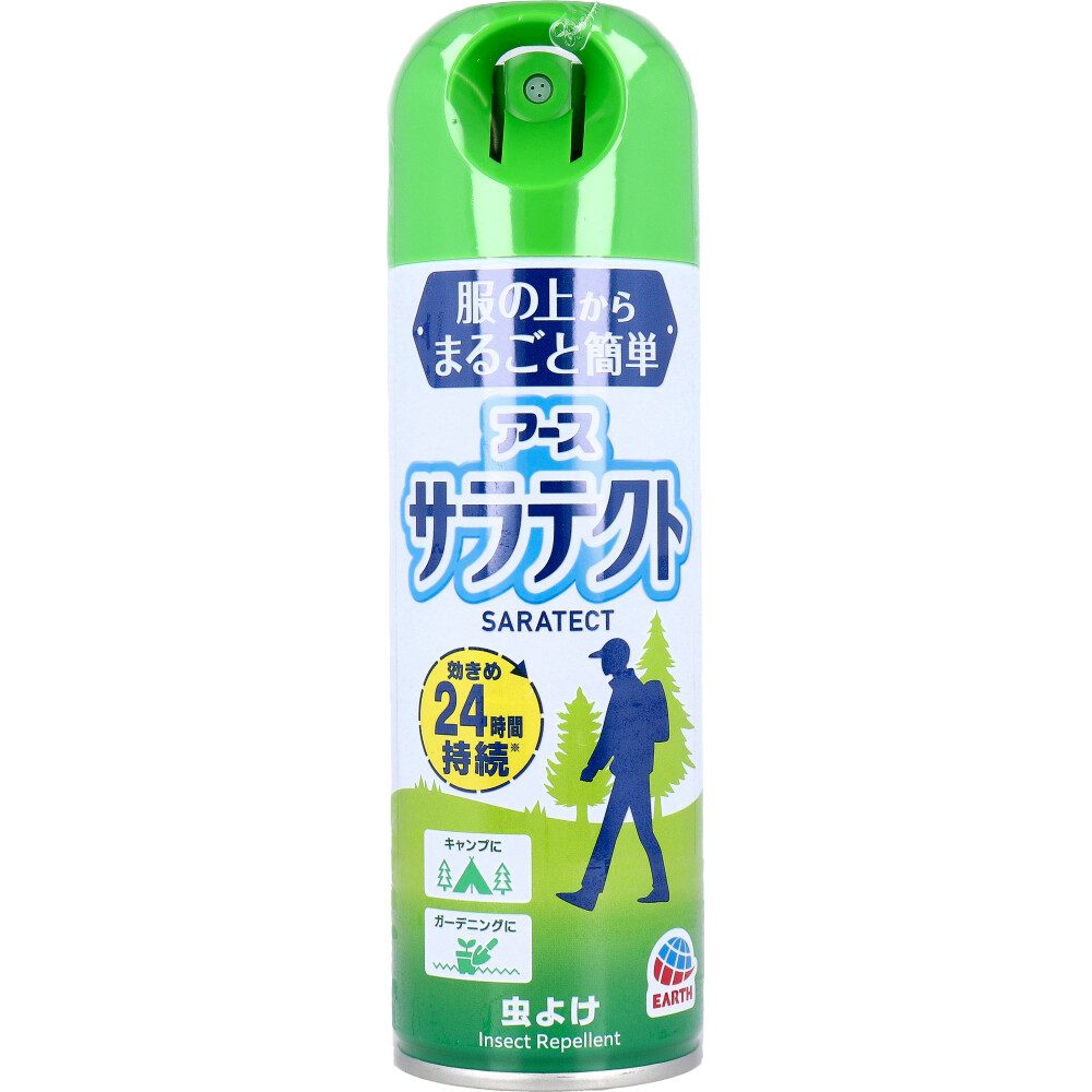 アース 服の上からサラテクト 服にスプレーする虫よけ 200mL
