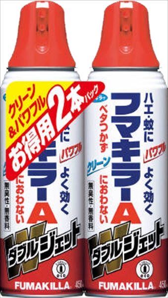 フマキラーＡダブルジェット４５０ＭＬ２Ｐ 【 フマキラー 】 【 殺虫剤・ハエ・蚊 】