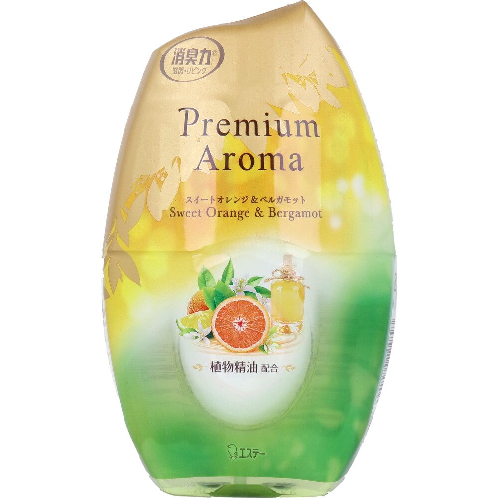 お部屋の消臭力 プレミアムアロマ 玄関・リビング オレンジ&ベルガモット 400mL