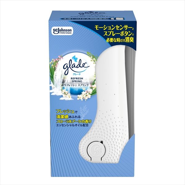消臭センサー＆スプレー リフレッシュスプリング本体 【 ジョンソン 】 【 芳香剤・部屋用 】