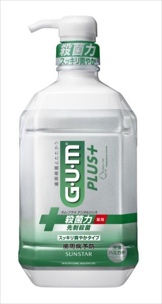ガム・プラスデンタルリンス　スッキリ爽やかタイプ９００ＭＬ 【サンスター】 【マウスウォッシュ】