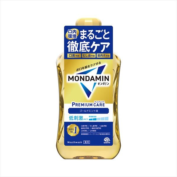 モンダミン　プレミアムケア　ゴールドミント　１０００ｍｌ 【アース製薬】 【マウスウォッシュ】