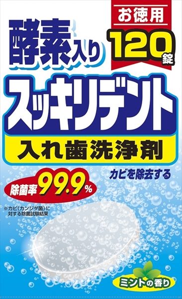 スッキリデント　部分・総入れ歯兼用　入れ歯洗浄剤
