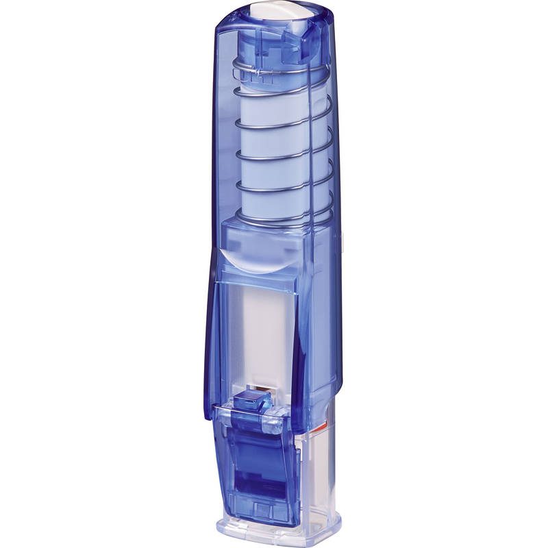 三菱 はん蔵 ワンタッチ印鑑ホルダー HLD-2T・33箱付 透明青