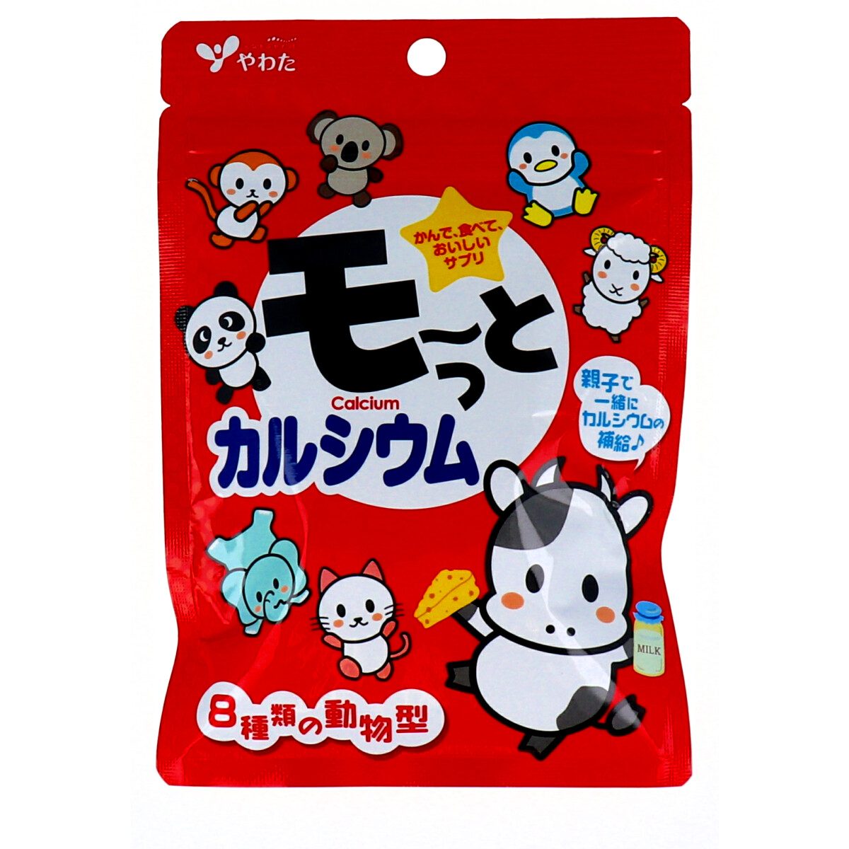 やわた モーっとカルシウム ヨーグルト味 ２０日分 ６０粒入