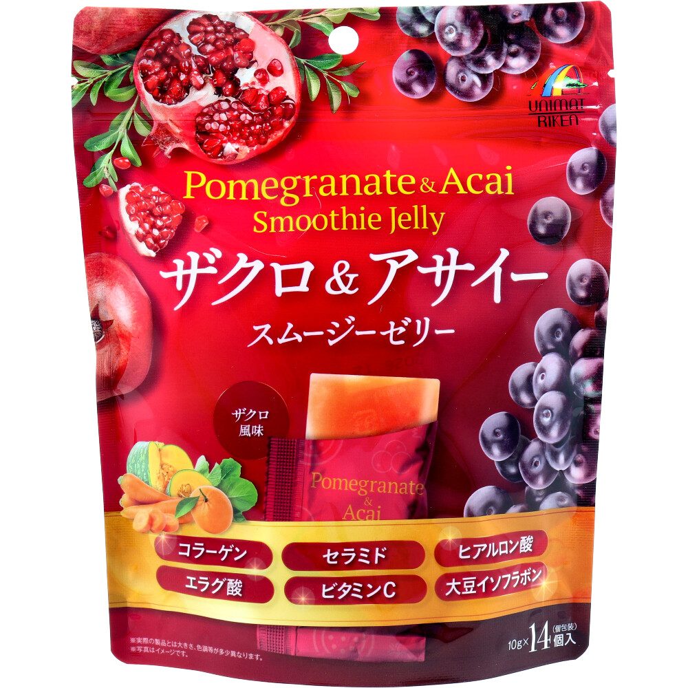 ザクロ＆アサイー スムージーゼリー 10g×14個入