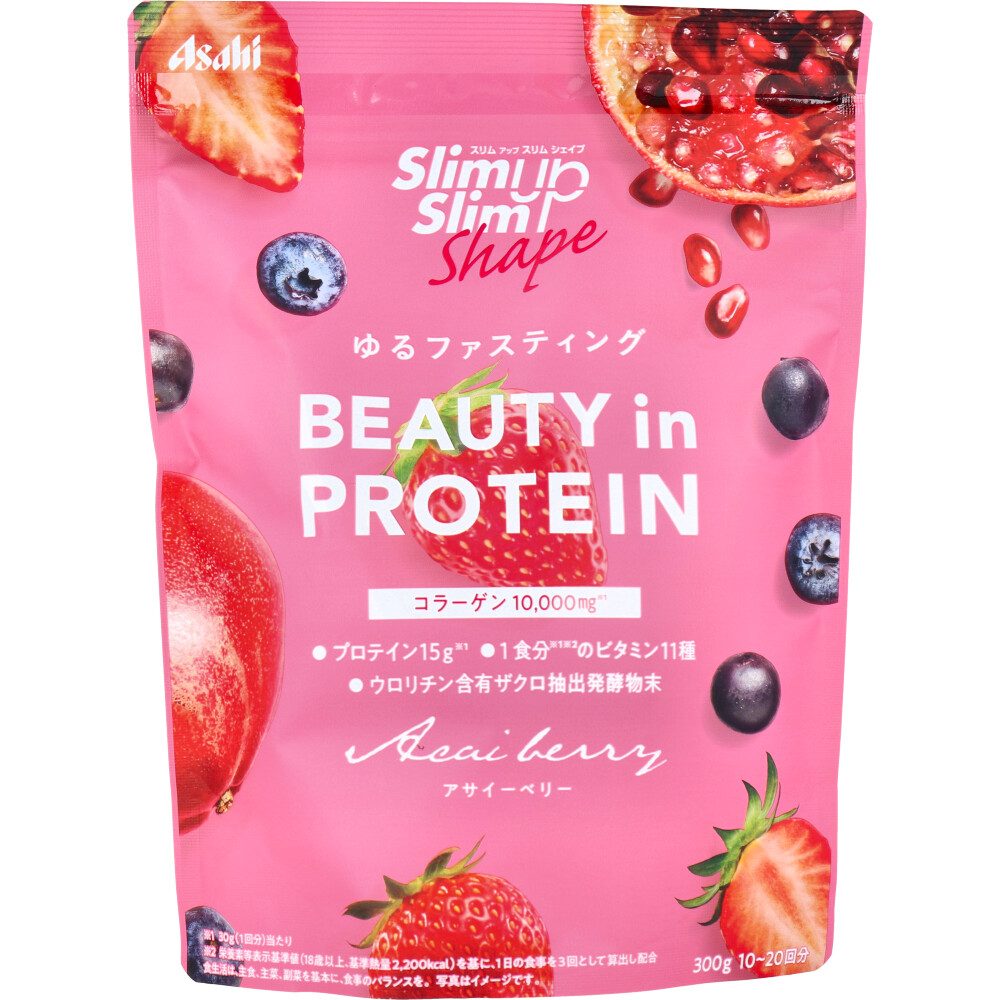 スリムアップスリムシェイプ BEAUTY in PROTEIN アサイーベリー 300g