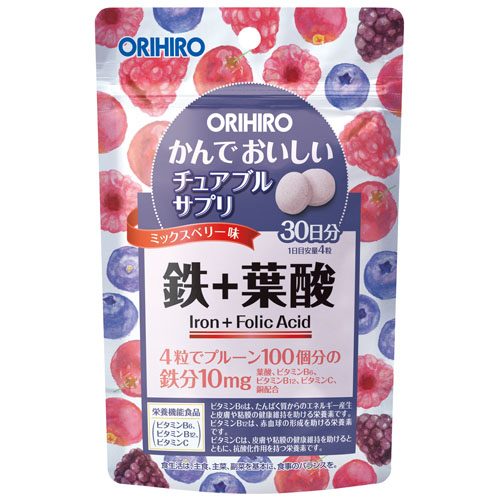 かんでおいしいチュアブルサプリ鉄