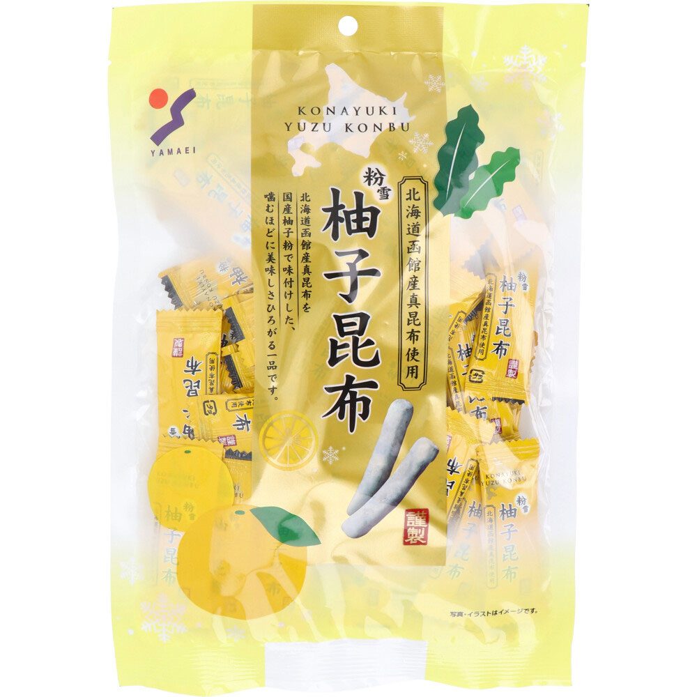粉雪 柚子昆布 130g