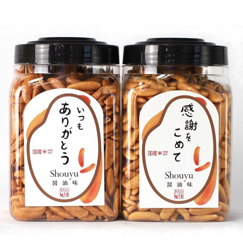 大橋珍味堂 感謝ポット柿の種醤油味210g