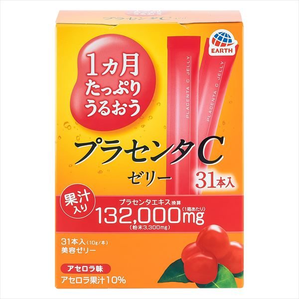 １カ月たっぷりうるおうプラセンタＣゼリー　アセロラ味