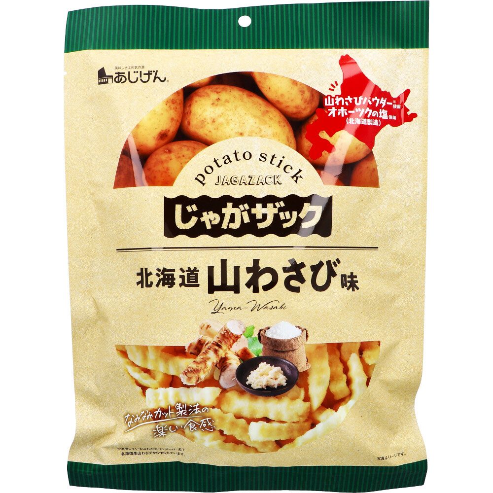じゃがザック 北海道山わさび味 150g