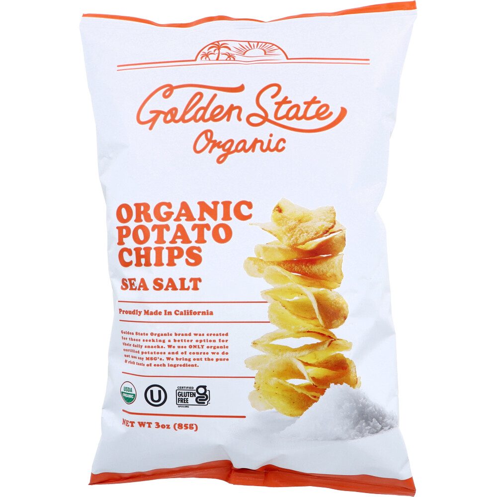 Golden State Organic オーガニックポテトチップス シーソルト 85g