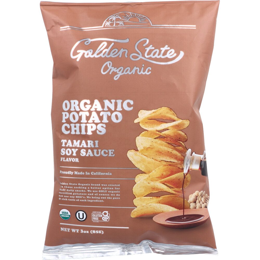 Golden State Organic オーガニックポテトチップス たまり醤油風味 85g