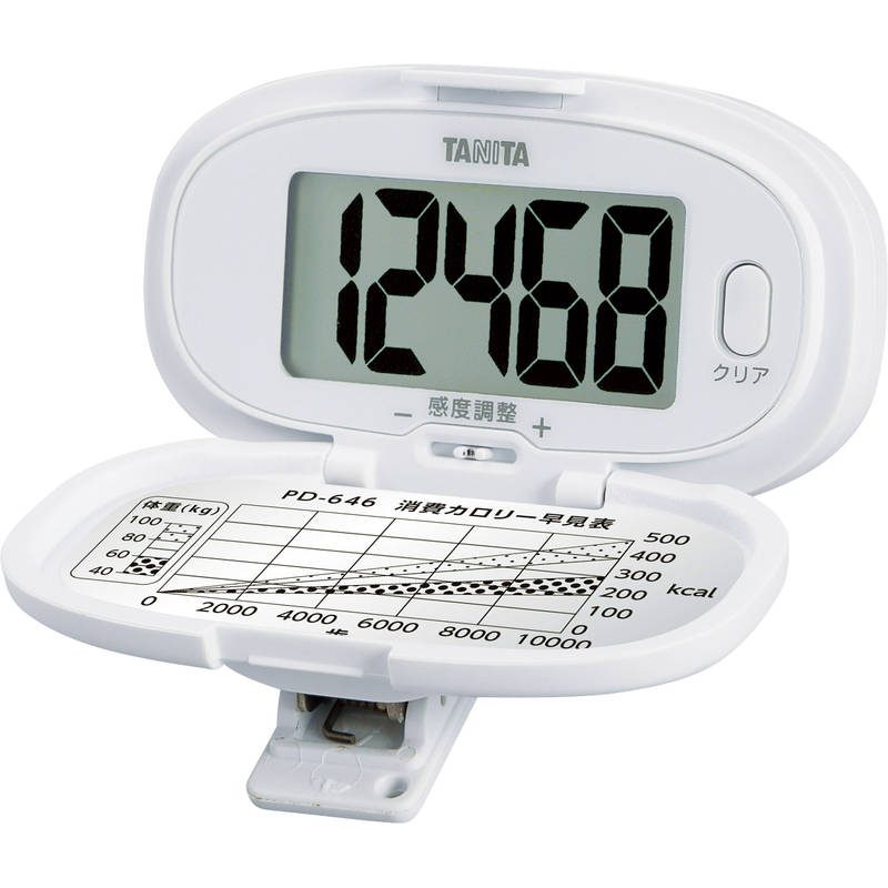 タニタ 歩数計 PD-646WH ホワイト